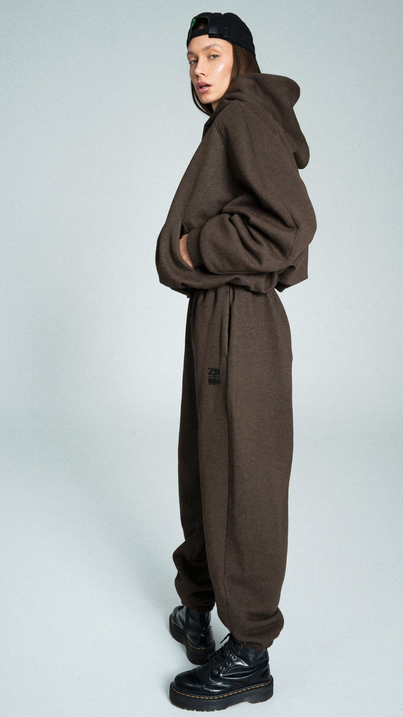 Hoodie zip double Fleece